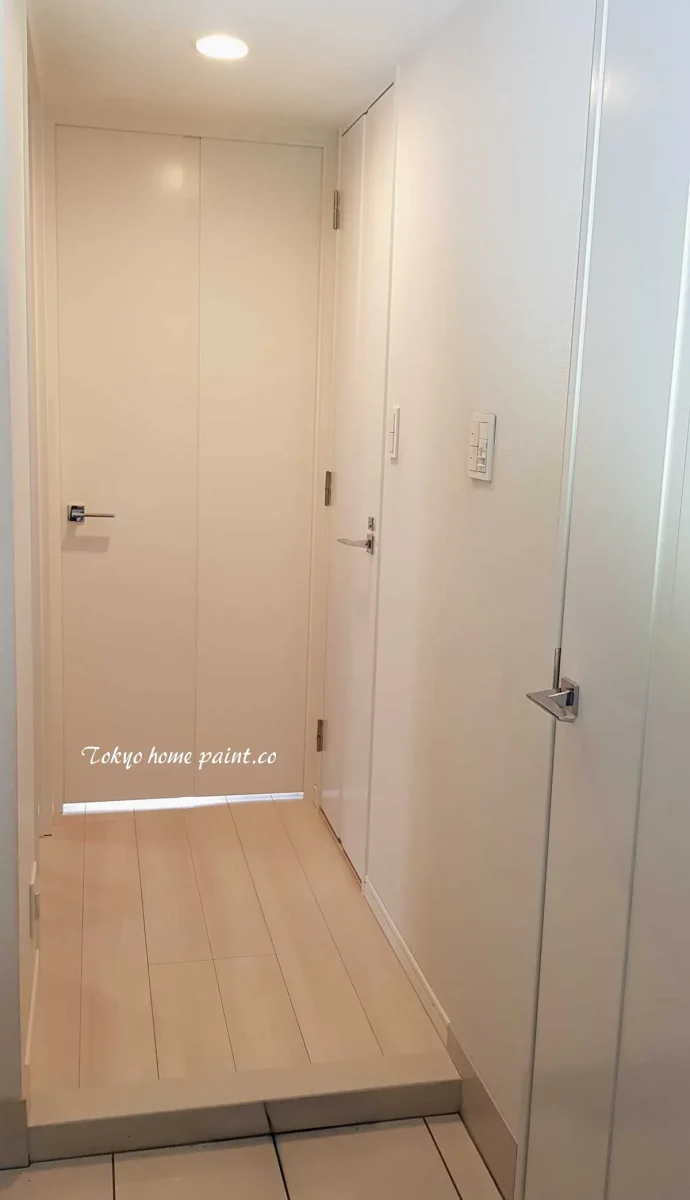 室内ドア塗装 白色塗装 リフォーム事例