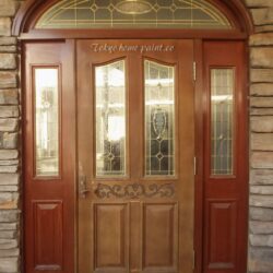 海外製玄関ドア塗装工事前・西東京市